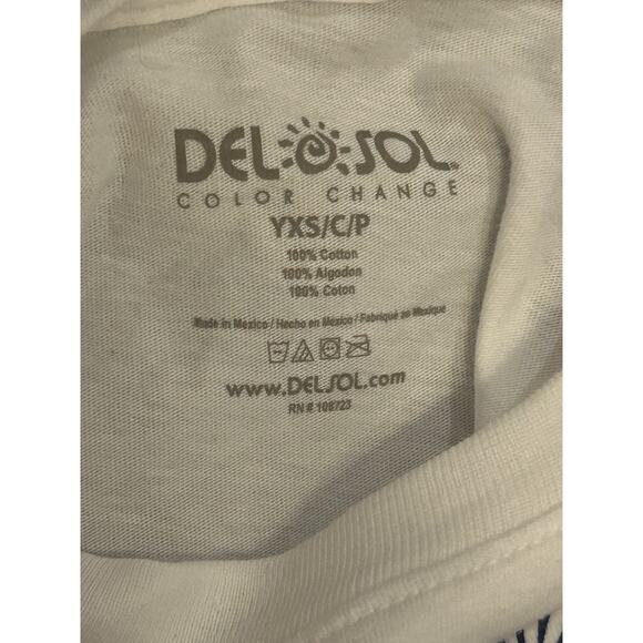 NWT Del Sol White Alaska T-Shirr Youth size XS - Picture 3 of 5